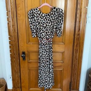 Eliza J leopard print dress